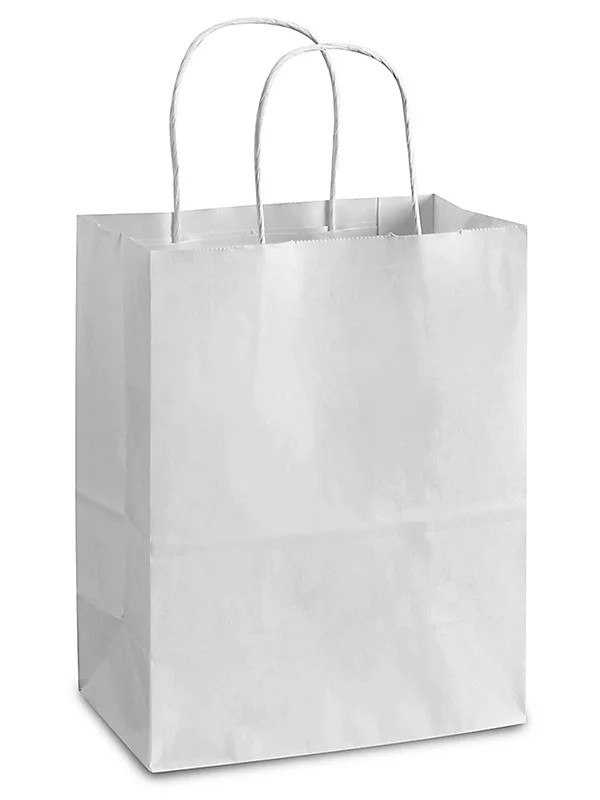 Debbie white shopper bag